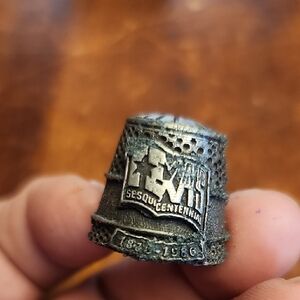 Vintage Texas Sesquicentennial Thimble 1986